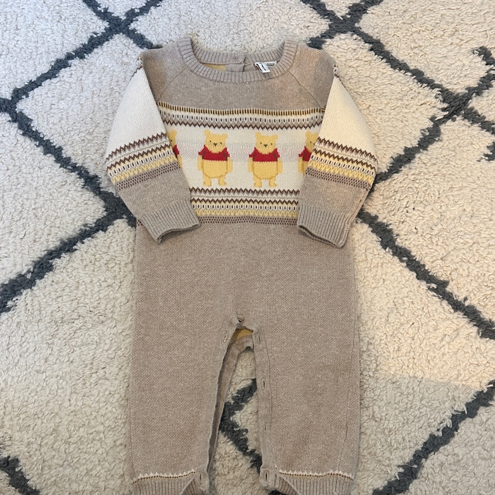 Janie and Jack Winnie the Pooh romper